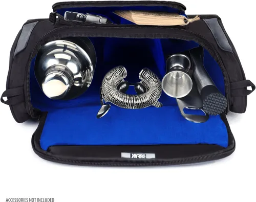Miniatura 2 de USA Gear Organizador de Viaje se Ajusta a Kits de Bartending - Bolsa de Bartending con Correa para el Hombro, Interior Personalizable para Medidor