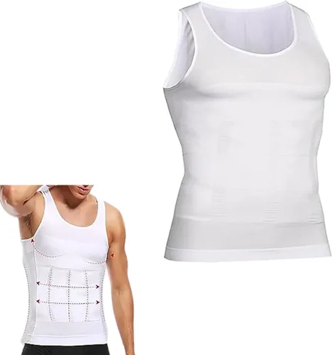 Shaperluv Male Shaper Tank, Camiseta de compresión de ginecomastia en el pecho, camiseta de compresión gorda para hombre
