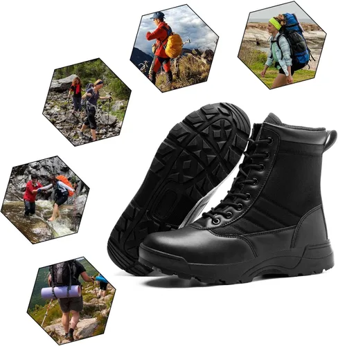 Miniatura 7 de Botas de trabajo tácticas militares para hombre, botas de combate de montañismo