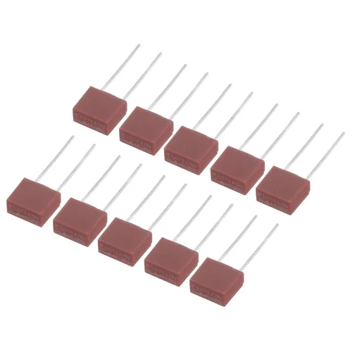Miniatura 12 de uxcell 30pcs DIP montado en miniatura cuadrado lento golpe micro fusible para piezas electrónicas PCB LCD reparación, T1A 1A 250V, rojo