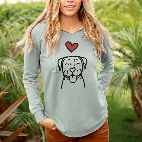 Miniatura 2 de Love Always Pitbull - Sudadera con capucha para mujer Cali Wave