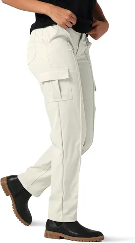 Miniatura 2 de Lee Pantalón cargo Petite Flex to Go con costuras de tiro medio para mujer