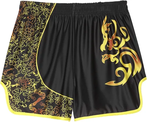 Miniatura 4 de MSemis Pantalones cortos de Muay Thai para hombre, para adultos, para lucha contra las artes marciales, pantalones cortos de kickboxing