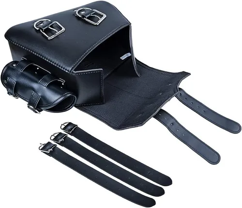 Miniatura 6 de Bolsa de equipaje para asiento monoplaza + correas de montaje para Harley Sportster XL883 XL1200