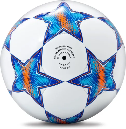 Miniatura 3 de Balón de fútbol Runleaps tamaño 1.5 y tamaño 3 y tamaño 4 y tamaño 5 para niños y adultos, pelotas de juguete con patrón de estrellas