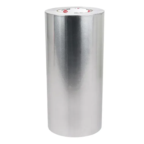 Miniatura 12 de BOMEI PACK Cinta de lámina de aluminio, cinta de conducto de metal resistente, cinta plateada de alta temperatura, perfecta para sellar y reparar
