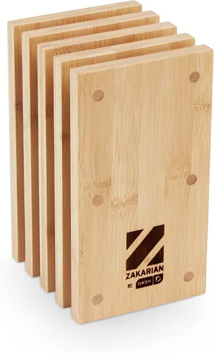 Zakarian by Dash - Juego de cuchillos de cocina de 11 piezas con bloque, cubiertos forjados de acero inoxidable alemán con bloque magnético de