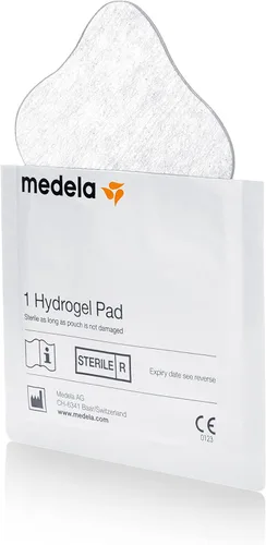 Miniatura 6 de Medela Kit de rescate de pezones Almohadillas de hidrogel calmantes y crema para pezones para lactancia, incluye 4 almohadillas de gel
