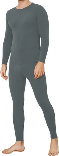 Miniatura 2 de INNERSY Conjunto de ropa interior térmica para hombre, ligero, capa base, pantalones largos para ejercicio de invierno