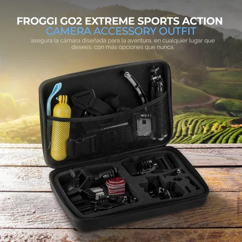 Miniatura 8 de GoPro HERO13 - Cámara de acción impermeable negra con video de 5.3K60, fotos de 27 MP, batería Enduro de 1900 mAh, tarjeta microSD SanDisk de 64 GB