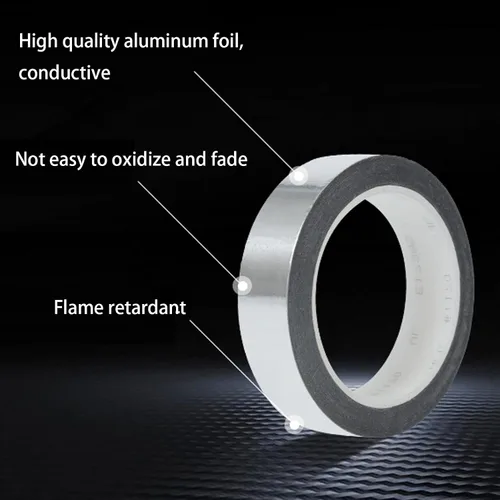 Miniatura 2 de WELSTIK Cinta de papel de aluminio de grado profesional de 3.9 mil de grosor para HVAC, sellado y parcheo de conductos de aire caliente y frío