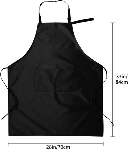 Miniatura 2 de Personalized Custom Apron For Women Men Kitchen Cooking Aprons Customized with Pockets Name Text Logo Picture Estilo 3