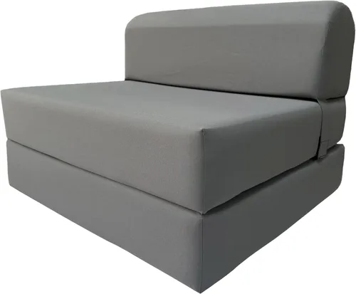 Miniatura 30 de D & D Futon Furniture Chair cama plegable de espuma, sofá de estudio, colchón de espuma doblado (6 x 36 x 70 pulgadas, azul real)