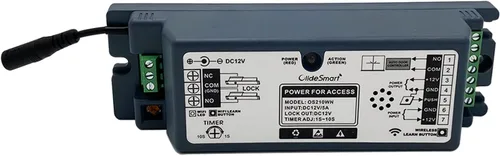 Miniatura 9 de Control de acceso WiFi de 2.4 GHz, 400 libras, fuerza de retención electromagnética, kit de sistema de bloqueo de puerta magnético eléctrico