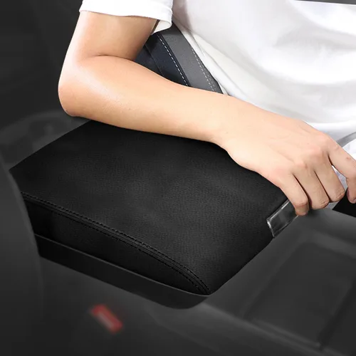 Miniatura 12 de Funda de repuesto para reposabrazos de consola central, adecuada para Dodge Ram 1500 2500 3500 2013-2018 con consola de asiento de salto, protector