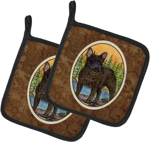 Miniatura 46 de Caroline's Treasures SS8617PTHD - Juego de soportes para ollas de cocina resistentes al calor, almohadillas calientes para horno para cocinar, Husky