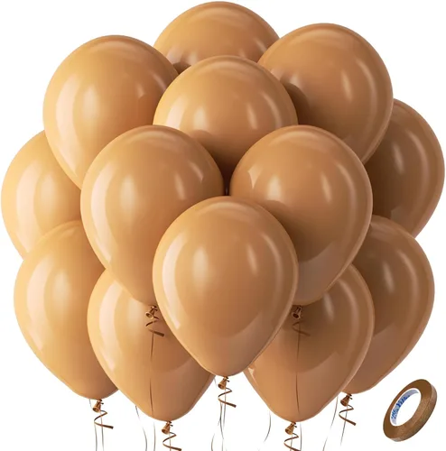 Miniatura 153 de Bezente - Globos de 12 pulgadas de látex con confeti para bodas, graduaciones, despedidas de soltera y cumpleaños, aptos para helio, dorado, 60