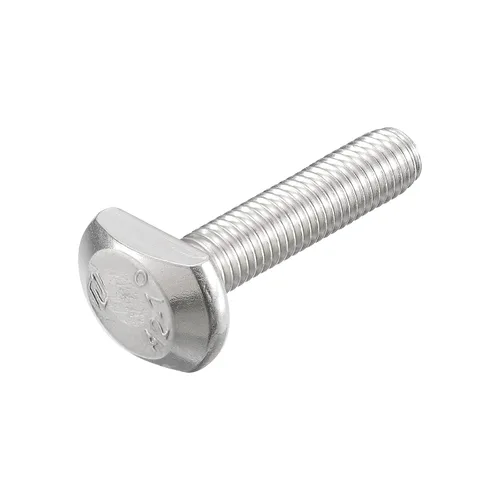 Miniatura 12 de uxcell Pernos de ranura en T, 5 unidades M5x25mm Pernos deslizantes de caída en T de acero inoxidable 304 con forma de T para pista en T