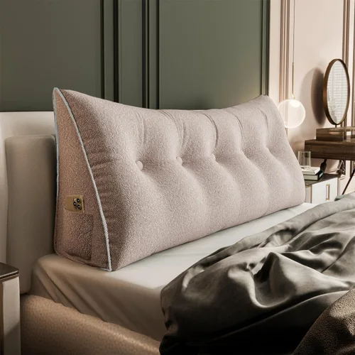 Miniatura 55 de Almohada de Cuña Engrosada de 10 libras para Cabecero Posicionador Corporal Almohada de Cuña para Cama Soporte de Respaldo Almohada Triangular