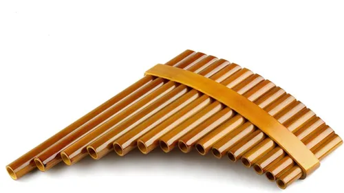 Miniatura 3 de 15 Tubos Brown Pan Flauta G Key Instrumento musical tradicional chino Tubos de instrumentos de viento de madera (mano derecha)