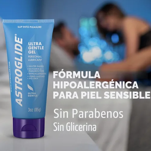 Miniatura 2 de Astroglide Lubricante a base de agua (3 onzas), lubricante personal de gel ultra suave, hipoalergénico, sin parabenos ni glicerina, lubricante