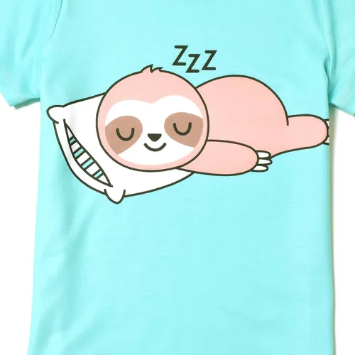 Miniatura 4 de Jxstar Conjuntos de pijamas para niñas, pijamas de unicornio para niños pequeños, ropa de dormir de algodón de verano