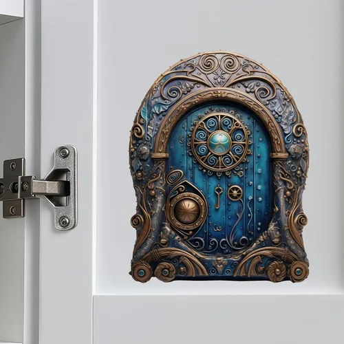 Miniatura 4 de Astral Space House - Adhesivo de pared para puerta de hadas