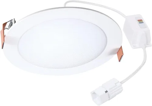 Miniatura 18 de HALO Quicklink - Luz LED de oblea empotrable ultrafina de 4 pulgadas para techo y ducha, paquete de 6 unidades, 605 lúmenes, 5 temperaturas