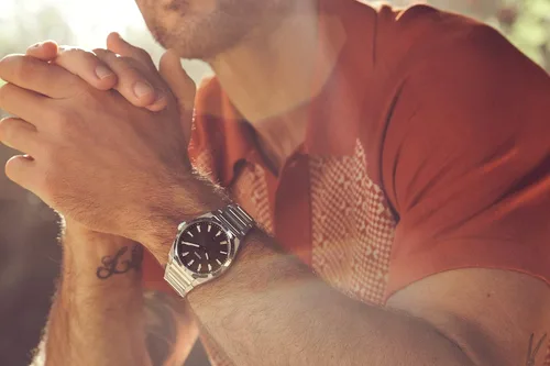 Miniatura 8 de Fossil Everett - Reloj de cuarzo de acero inoxidable para hombre