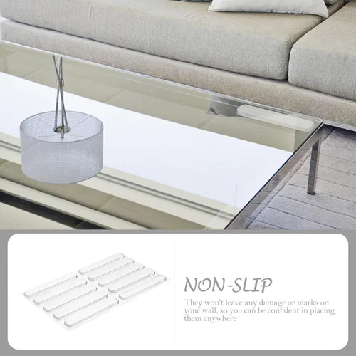 Miniatura 5 de Operitacx Protector de pared transparente para pomo de puerta de 2 hojas para manijas de puerta de casa y más fácil de instalar
