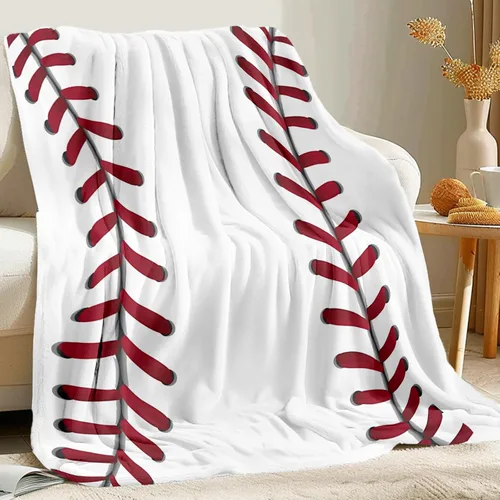 KING DARE Manta de béisbol para niños y adultos, regalos de béisbol para niños de 6, 7, 8, 9, 10, 11, 12 años, para amantes del béisbol, para niños