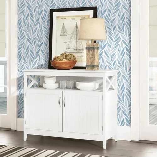 Miniatura 4 de Safiyya Papel tapiz autoadhesivo para despegar y pegar, papel de contacto bohemio moderno para dormitorio, papel tapiz azul y blanco, rollo
