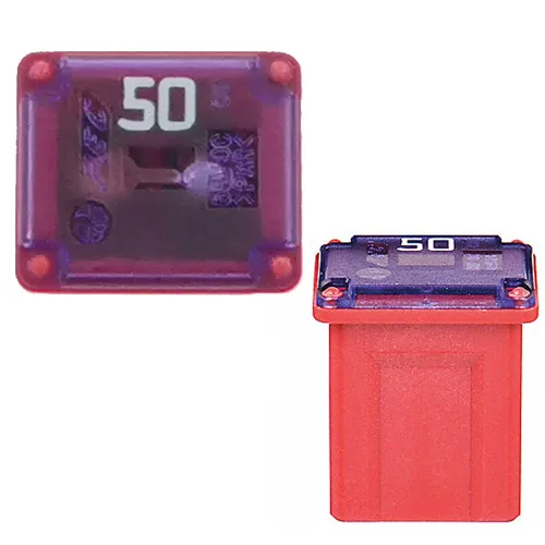 Miniatura 2 de Paquete de 5 fusibles automotrices de perfil bajo Mini Jcase de 50 amperios surtido para camionetas, automóviles y SUV