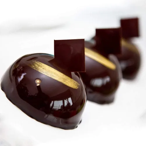 Miniatura 5 de homEdge Molde de silicona semiesfera, 4 paquetes de moldes para hornear para hacer bombas de chocolate caliente, pasteles, gelatina, mousse