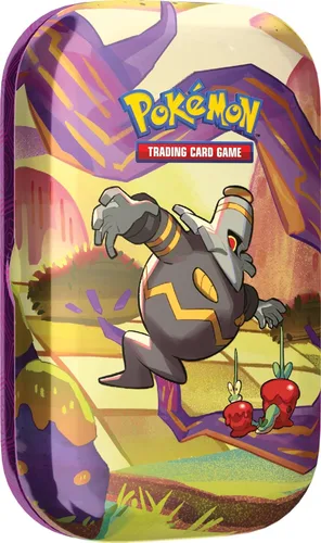 Pokemon TCG - Mini lata de fábula envuelta escarlata y violeta (SV6.5), surtido