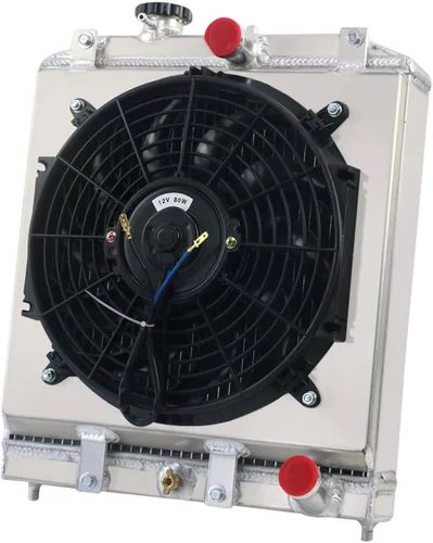 Miniatura 4 de Radiador compatible con Honda Civic 1992-2000 1.5L 1.6L L4 Gas y Acura Integra 1994-2001 1.8L L4 Gas, radiador de aluminio completo de 2 filas +