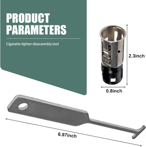 Miniatura 2 de Toma de encendedor de cigarrillos para automóvil, divisor de encendedor de cigarrillos, repuesto 25776667 J42059 25774623, compatible con modelos GM