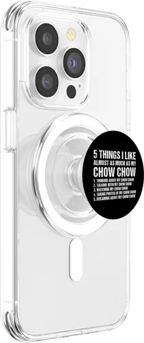 Miniatura 3 de Dog 5 Things I Like Almost As Much As My Chow Chow PopSockets MagSafe PopGrip for iPhone