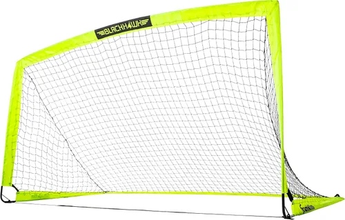 Franklin Sports Blackhawk Backyard Soccer Goal - Portable Pop Up Soccer Nets - Youth + Adult Folding Indoor + Outdoor Goals - Multiple Sizes +
