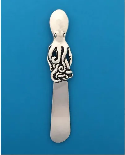 Miniatura 2 de Basic Spirit Cuchillo esparcidor de mantequilla, pulpo, utensilios de cocina de queso suave, regalo decorativo para el hogar
