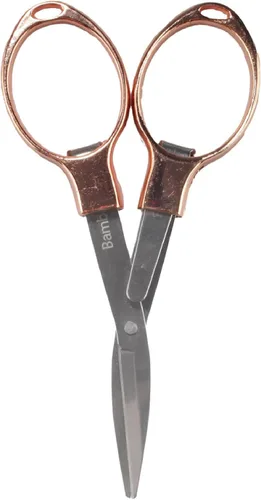 JubileeYarn - Tijeras plegables de metal, oro rosa, 1 tijera