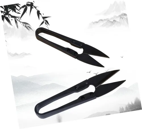 Miniatura 8 de EXCEART 12 piezas de bordado de cruz - Tijera de hilo pequeño Tijera de tijera para dar forma a la tela Tijera de hilo Clipper Tijeras de hilo