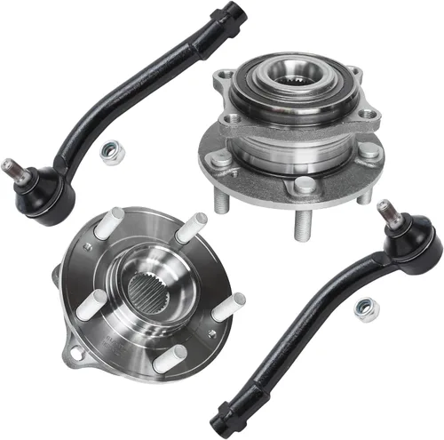 Miniatura 93 de Detroit Axle - Kit de nudillos de dirección delantera izquierda para Ford Edge Lincoln MKX 07-10, cojinete de rueda del lado del conductor, nudillo