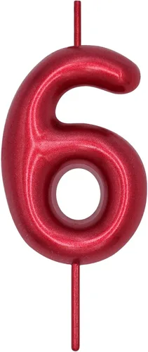 Miniatura 7 de DERVENTA Vela con números de 2.36 pulgadas, decoración perfecta para cumpleaños, brunch, postre, pastel, 1 pieza (número 0 rosa)
