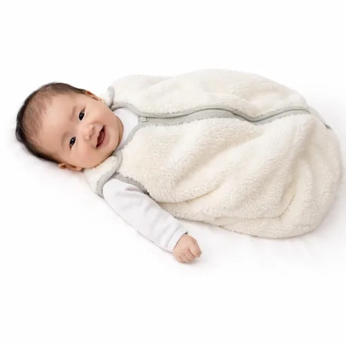 Miniatura 14 de baby deedee Sleep nest Teddy - Saco de dormir para niños y niñas, bebés y recién nacidos, azul suave, mediano (6-18 meses)