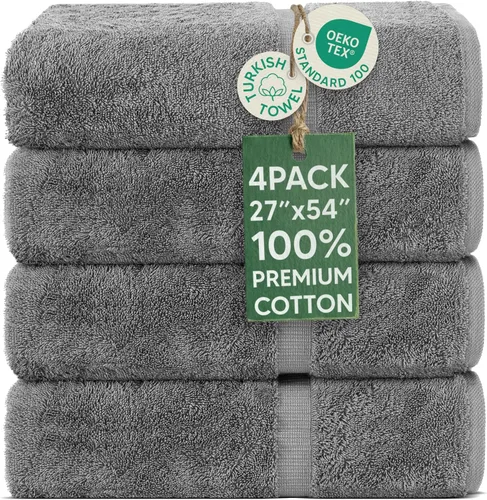 Miniatura 45 de Chakir Turkish Linens Hotel & Spa - Toallas turcas de algodón superior Gris