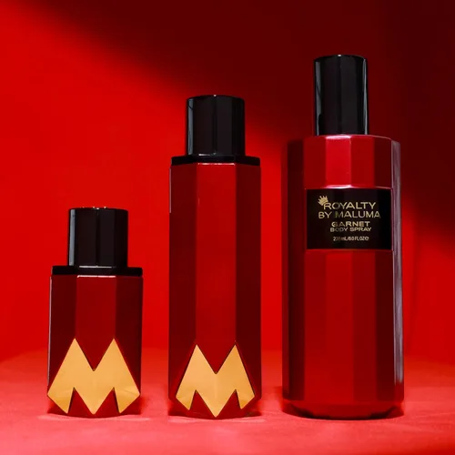 Miniatura 5 de Garnet Body Spray para hombres, 8 onzas, perfume audaz y vibrante para hombres, fragancia de madera Fougere, notas superiores de lavanda y rosa
