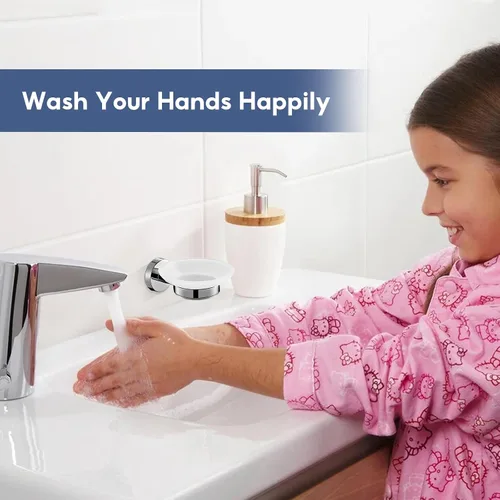 Miniatura 7 de Jabonera de pared para baño y cocina, acero inoxidable