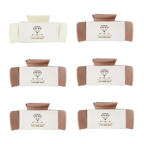 Miniatura 28 de 8 piezas de regalos de propuesta para dama de honor, juego de 8 pinzas de cabello de 10.4 cm cuadrados para despedida de soltera, ideas de regalo