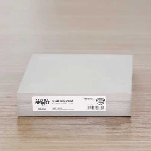 Miniatura 9 de Papel periódico Sax - 8 1/2" x 11" (21.59 cm x 27.94 cm) - Paquete de 500 hojas - Blanco